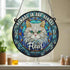 Cat Persian Memorial Stained Glass Effect Suncatcher